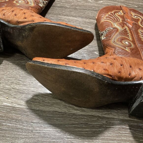 El Alacran De Durango Boots Mens 8.5 Brown Scorpion Western Cowboy 26.5 main image 14